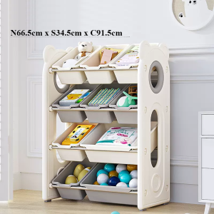Kệ để đồ chơi cho bé đa năng kết hợp kệ để sách Babyviva