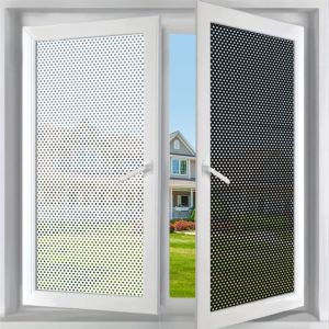 SQMETR Mẫu chấm Phim dán kính Tự dính PVC Nhãn dán bảo mật Bền bỉ Chống nắng Phim che nắng Cửa sổ văn phòng