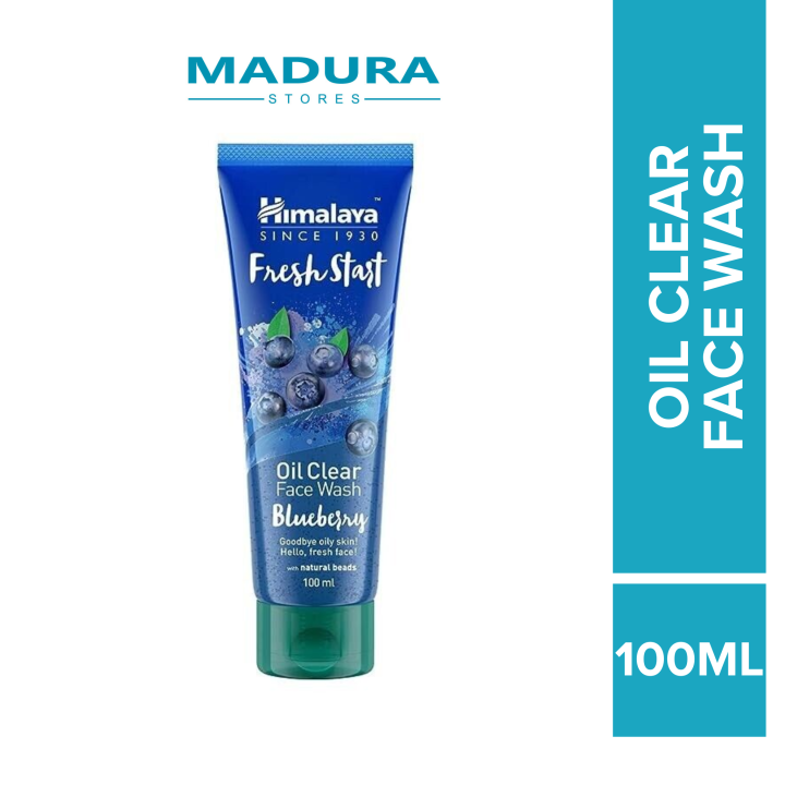 Himalaya Fresh Start Oil Clear Blueberry Face Wash 100mL Lazada