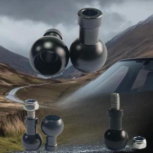 💞【Special price】💖Muya 1 Piece Motorcycle Sport Camera Mount Connector 17mm 25.4mm Ball Head To M6 M8 M10 Screw Bracket Connector For Camera