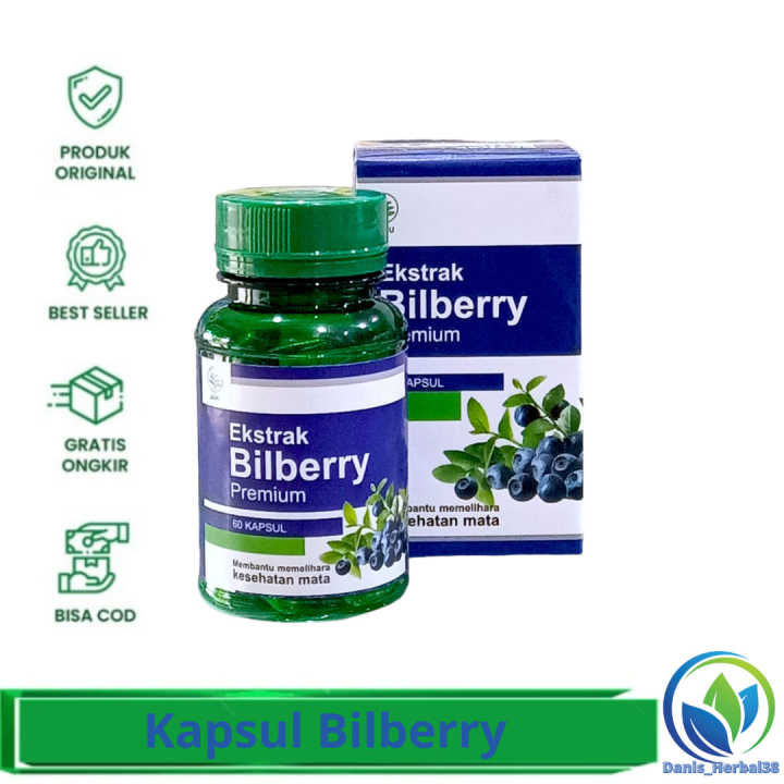 Bilbery Nutrisi dan Suplemen Mata 60 kapsul extra bilberry 60 kapsul