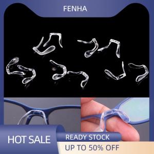 FENHA 2pcs Pvc Plastic Anti-Slip Stick On Nose Pads Eyeglass Sunglasses Eye Glasses