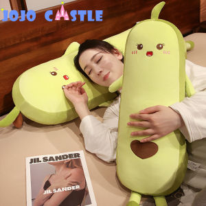 JOJO CASTLE Huge Size Cute Avocado Cushion Plush Stuffed Toys for Children 85/100/130/150cm Lovely Food Fruit Doll Baby Pillow Girl Gift