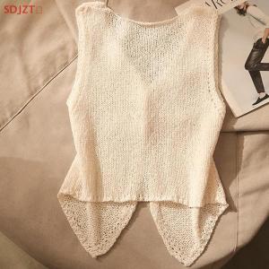 🚚【Local Express Delivery】🚚 Summer Women Fashion Solid Color Chic Buttons V-neck Sleeveless Knitted Camisole