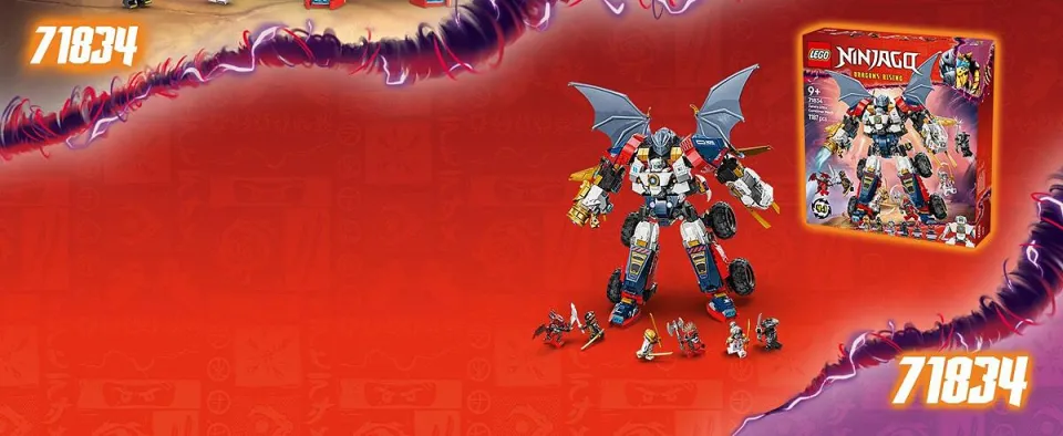 LEGO NINJAGO 71834 Zane's Ultra Combiner Mech Building Set Toys