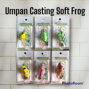 Soft Frog Spesialis Casting Ikan Snake Head Gabus Toman