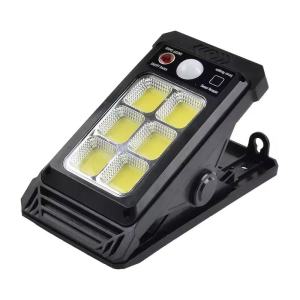 CRX [รุ่นใหม่] ไฟโซลาเซลล์ รุ่นYX-528 แบบหนีบ มีระบบเซ็นเซอร์ คนเดินผ่านไฟสว่าง เม็ดไฟ 6ช่อง  ไฟพลังงานแสงอาทิตย์