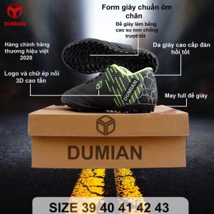 Giày bóng đá sân cỏ nhân tạo chính hãng Dumian hàng Việt Nam chất lượng cao