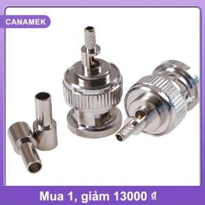 【CANAMEK】 10 cái BNC Nam cắm cửa sổ uốn rg316 RG174 rg179 lmr100 cáp kết nối