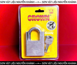 🔒 Ổ KHÓA CROWN 60MM (ITALY DESIGN) – CHỐNG CẮT SIÊU BỀN SANG TRỌNG 🔒