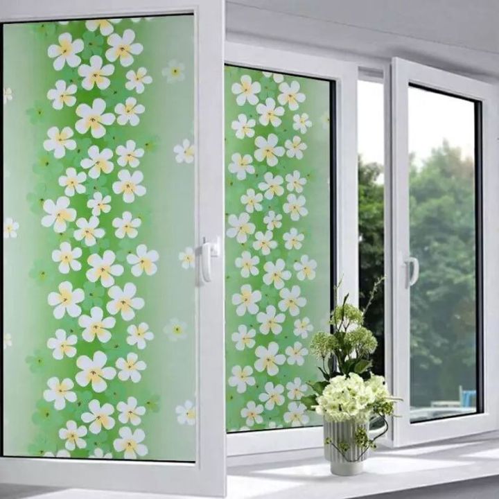 newkits kamar mandi rumah kebijakan tahan air kaca sticker lapisan jendela 100x40 cm