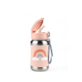 Skip Hop Sparks Toddler Tumbler Stainless Steel Insulated Sippy Cup with Straw - Rainbow. 