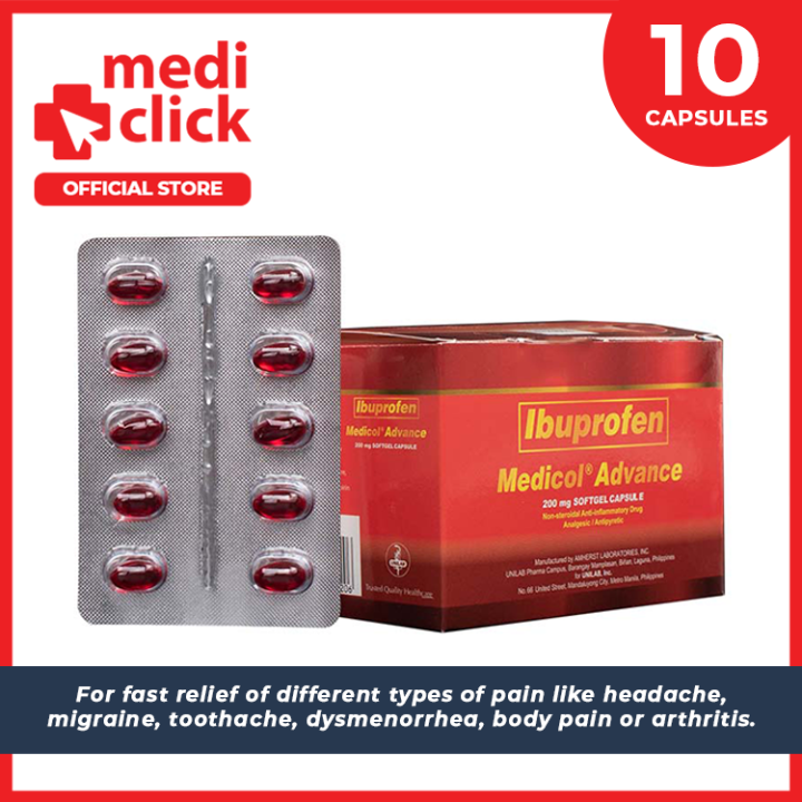Medicol Advance 10 CAPSULES Lazada PH