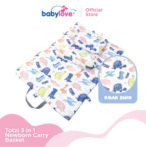 Babylove Totzi 3 in 1 Newborn Carry Mattress with Dimple Pillow and Bolster