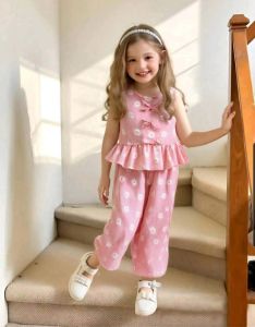 AAl Elegant Plain Color Bowknot Blouse with Flare Sleeves and Wide Leg Pants Set Coordinates