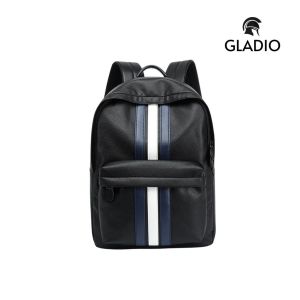 GLADIO Tas Ransel Remaja Hitam Terbaru Berwyn Korea Air Simple Pria GLD068B5 Fashion Anti Kekinian