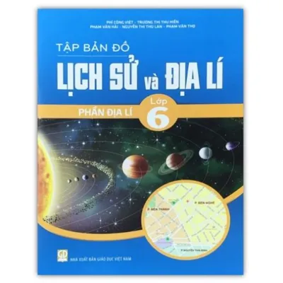 Sách - Tập bản đồ Lịch sử và Địa lí lớp 6 - Phần Địa lí (Phí Công Việt)