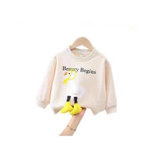 hoodie anak perempuan 2-8 tahun panjang Baju hoodie Pullover Atasan anak anak laki laki Gaya Korea