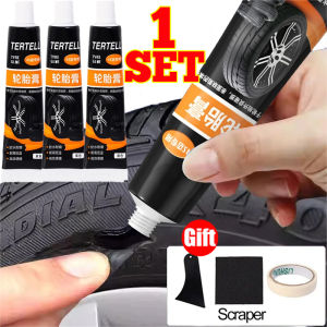 Car Tire Repair Glue Abrasion Resistant Strong Adhesive Tyre Sidewall Scratches Special Patching Glue Set Auto Accessories
