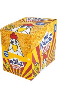 BOX Mie Kremezz Shorr 20 +1 pcs x 16gr Rasa Sambal Balado Ayam Panggang Keju Manis Mie Kremes Shake & Shor Mie Shorr Snack Cemilan Anak Murah Halal