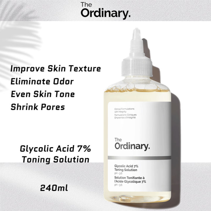 The Ordinary Glycolic Acid 7 Toning Solution Lighten dark spots remove
