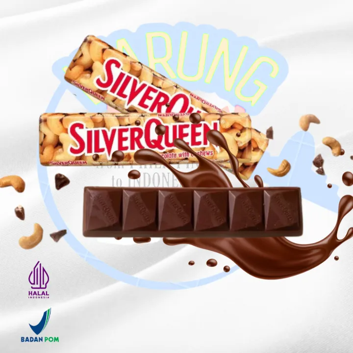 Silverqueen Milk Chocolate with Cashew 65g Indonesia Favorite