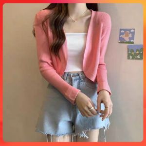 🔥[C014] Khoác len Montoghi Dệt kim QC CROPTOP CÁNH DƠI tay dài Quảng Châu chống nắng - kholenqc