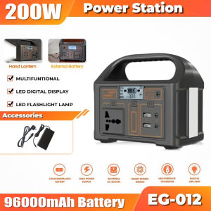 600W Portable Power Station – Large Capacity Power Bank with Solar Charging | Outdoor Generator for Home Camping Emergency Use