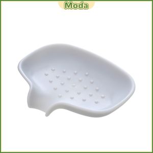 Moda Silicone Soap Dish Soap Holder Soap Tray Non-slip and Flexible for Bathroom
