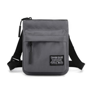 Mens Small Shoulder Bag Lightweight Trendy Small Body Bag Students Boys Net Red Bag Phone Crossbody Bag Men Bag Sling Bag Thin Type Shoulder Bag Casual Shoulder Bag