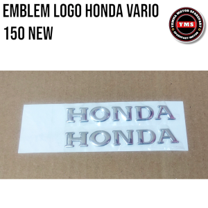 Emblem Logo Honda Vario 150 New Emblem Sticker Honda Vario 150 New K59J Silver
