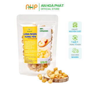 Long Nhãn Hưng Yên Sấy Khô 100G Thượng Hạng Dẻo Ngọt Pha Trà Nấu Chè - An Hoà Phát