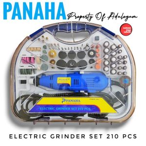 PANAHA Elektrik Grinder Set 210 Pcs Die Grinder Bor Mini Listrik