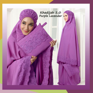 Mukena Dewasa Khadijah Free Tas Bordir Katun Pasteleena Jumbo adem Premium Mewah Elegan Siti Khodijah