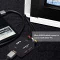 [HDMI to AV] Bộ chuyển đổi Video HDMI sang AV 1080p Công cụ chuyển đổi tổng hợp Tương thích HDMI với RCA CVSB L / R. 