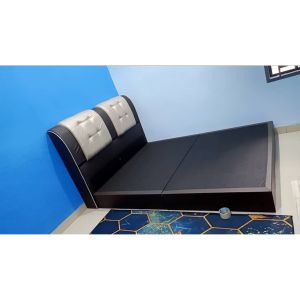 Harga Kilang Katil Queen Kulit PVC Tambah Foam Tilam