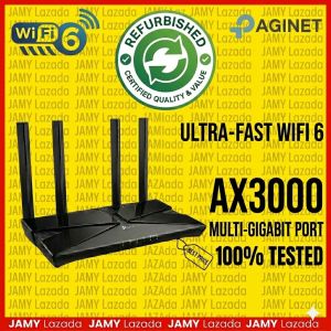 [Refurbished] TP-Link Aginet EX510 AX3000 Dual-Band Wi-Fi 6 Router | Mesh Support