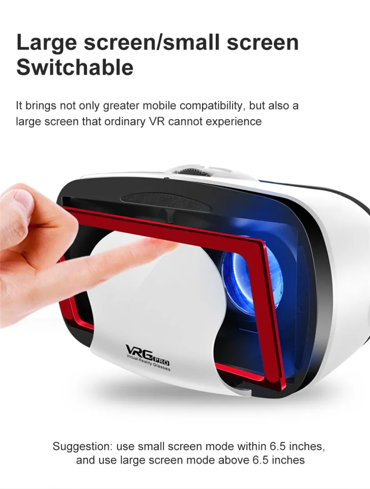 Fancy store VRG Pro 3D VR Glasses Virtual Reality Full Screen