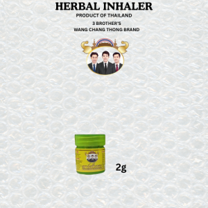 promote relaxation relief cold cough dizzines herbal inhaler product of Thailand 10g and 2g