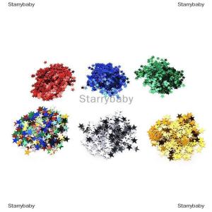 Star งานแต่งงานประกายกระจายดาวตาราง Confetti ฟอยล์ตกแต่งวันเกิดปาร์ตี้