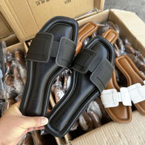 In Stock British Single Comfortable Flat WomenS Slippers Size 36-41 Large Size WomenS Shoes