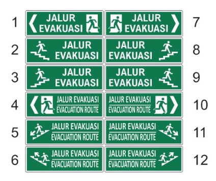 Rambu Rambu Exsit Rambu K3 akrilik - Rambu evakuasi / EXIT - ukuran 30x10 cm | Lazada ...