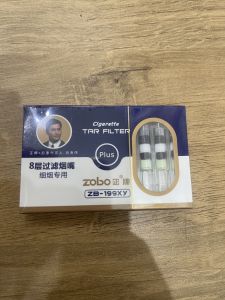 Pipa Filter Saringan Asap Sekali Pakai isi 10 pcs Zobo ZB199 dengan 8 tahap Filtrasi Pipe Holder Disposable untuk 8mm / 7mm