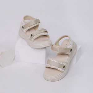 Dunkenstock Agitha Sepatu Sandal Tali Wanita Sendal Gunung Cewe Sol Tinggi 5cm Model Terbaru Kekinian