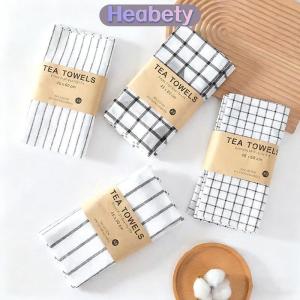 Heabety Khăn trải bàn 40x60cm Miếng bông dày và vải lanh bền Nhà Bếp Có thể tái sử dụng ăn uống trang trí ngày lễ