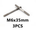 M3 M4 M5 M6 M8 M10 Stainless Steel Double End Thread Rod Dual Head Screws Double-Threaded Bar Stud Bolts Length 20mm-70mm Millimeters. 