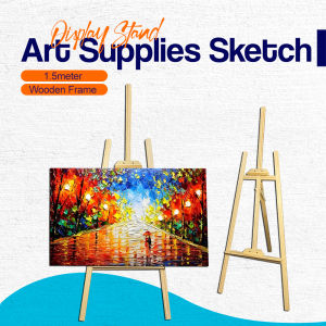 VSPH Wooden Frame Stand 1.5m Tall for Displaying Sketches Posters & Artwork