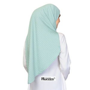 TUDUNG INSTANT NYRA SLIT BUTTERFLY CUBE COTTON SHINE TEXTURED BIDANG 55 HIJAB