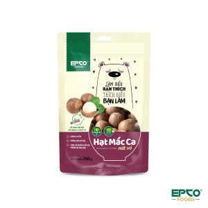 Hạt Mắc Ca Úc EPCO FOODS Nứt Vỏ Kèm Dụng Cụ Tách Vỏ Giàu Chất Béo Bão Hòa Đơn