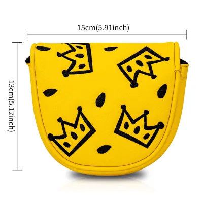 Golf Putter cap Cover-Trường hợp Bán dạng tròn nam châm hút đóng